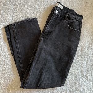 Abercrombie 90s Straight Ultra High Rise Curve Love Jeans